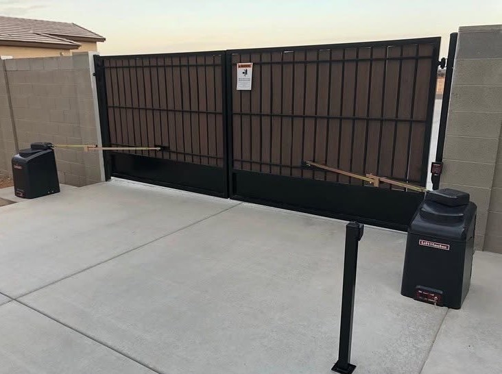 LiftMaster Gate Operator Installation — Commercial Facility, Tucson — Gama Fence Tucson AZ