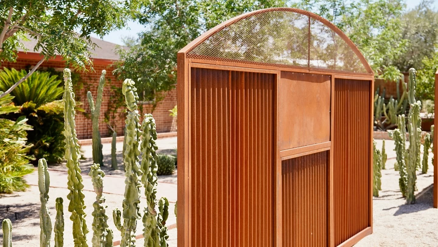 Wire & Steel Yard Fence — Residential Fencing in Oro Valley, AZ
