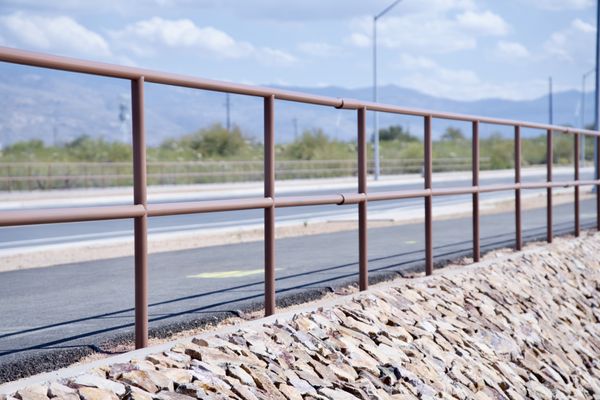 Handrail — Houghton & Valencia — Gama Fence Tucson AZ
