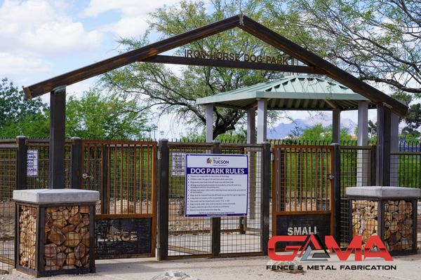 Iron Horse Dog Park — Commercial — Gama Fence Tucson AZ